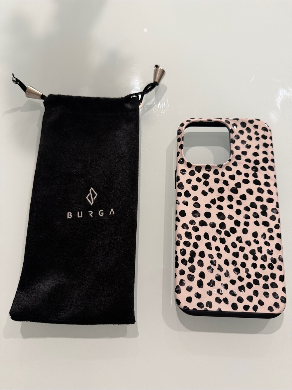 Burga Dalmatian Print iPhone 14 Pro Max Case